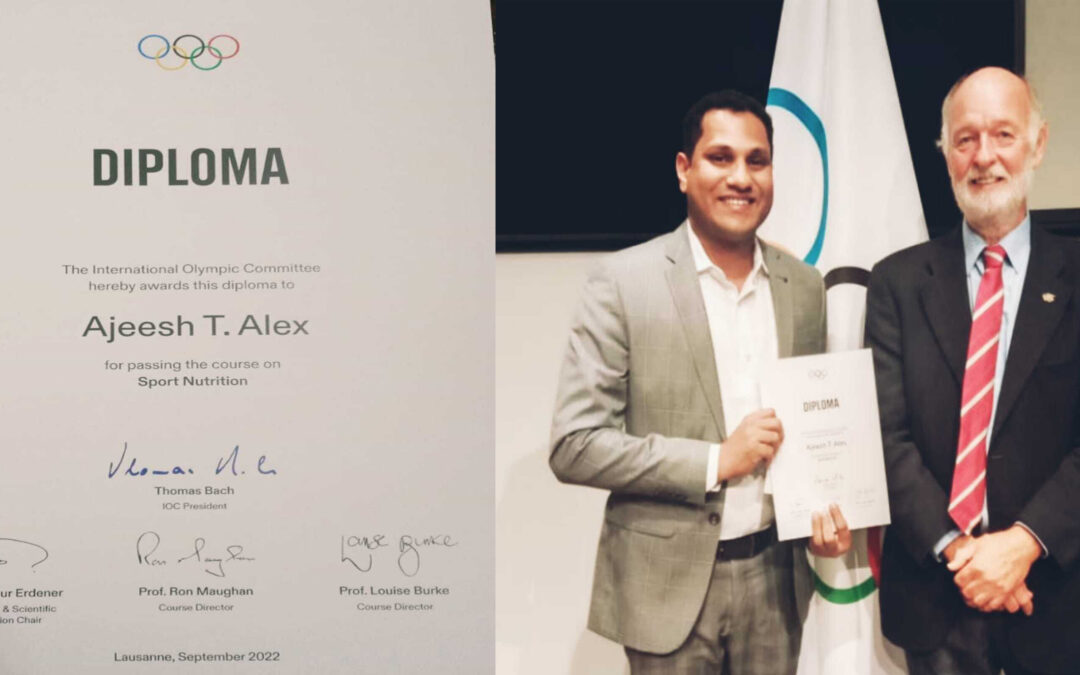 Diploma in Sports Nutrition by International Olympic Committee