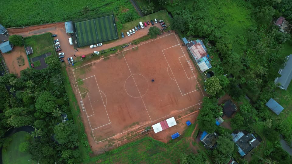 🏟️ Stunning Drone Shots from the KFA Junior Football Championship in Thodupuzha!